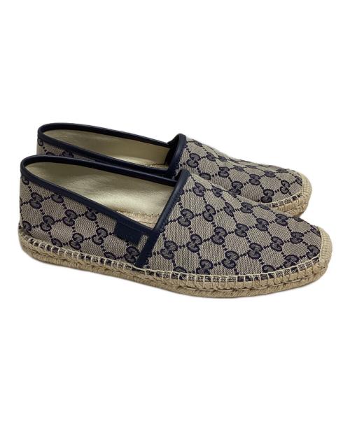 GUCCI（グッチ）GUCCI (グッチ) GGキャンバス エスパドリーユ ベージュ サイズ:SIZE 7 1/2の古着・服飾アイテム