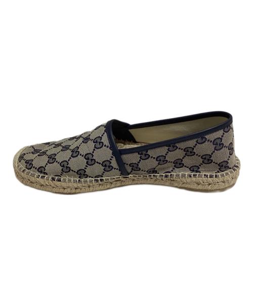 GUCCI（グッチ）GUCCI (グッチ) GGキャンバス エスパドリーユ ベージュ サイズ:SIZE 7 1/2の古着・服飾アイテム