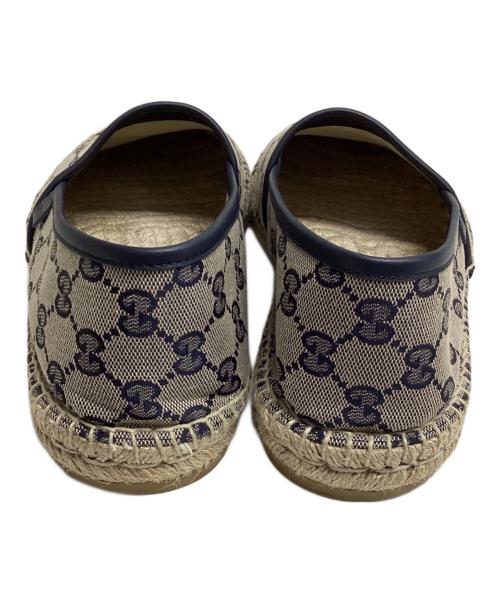 GUCCI（グッチ）GUCCI (グッチ) GGキャンバス エスパドリーユ ベージュ サイズ:SIZE 7 1/2の古着・服飾アイテム