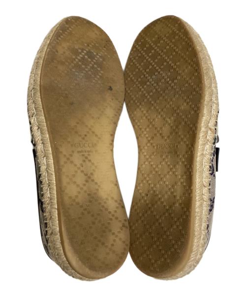GUCCI（グッチ）GUCCI (グッチ) GGキャンバス エスパドリーユ ベージュ サイズ:SIZE 7 1/2の古着・服飾アイテム