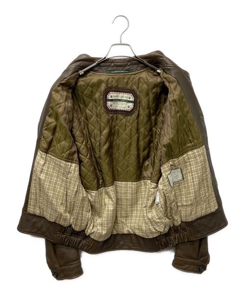 HARRY&MOORE（ハリー＆ムーア）HARRY&MOORE (ハリー＆ムーア) レザージャケット ブラウン サイズ:４８の古着・服飾アイテム