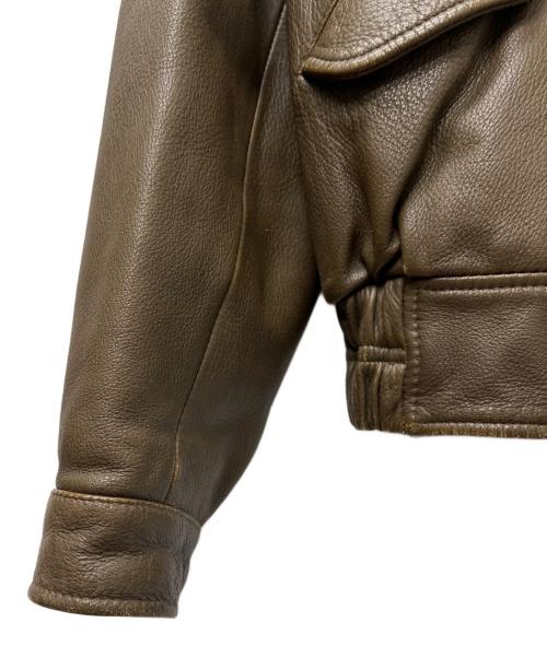 HARRY&MOORE（ハリー＆ムーア）HARRY&MOORE (ハリー＆ムーア) レザージャケット ブラウン サイズ:４８の古着・服飾アイテム