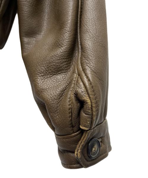 HARRY&MOORE（ハリー＆ムーア）HARRY&MOORE (ハリー＆ムーア) レザージャケット ブラウン サイズ:４８の古着・服飾アイテム