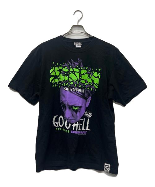 RUDIES（ルーディーズ）RUDIES (ルーディーズ) バンドTシャツ ブラック サイズ:ＸＬの古着・服飾アイテム