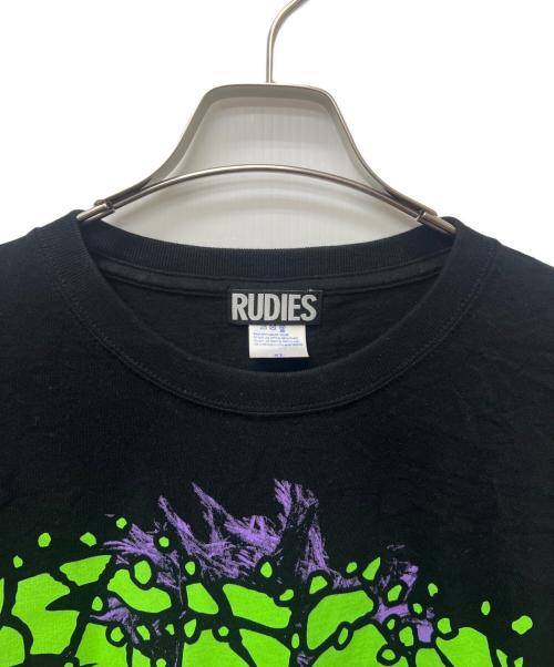 RUDIES（ルーディーズ）RUDIES (ルーディーズ) バンドTシャツ ブラック サイズ:ＸＬの古着・服飾アイテム
