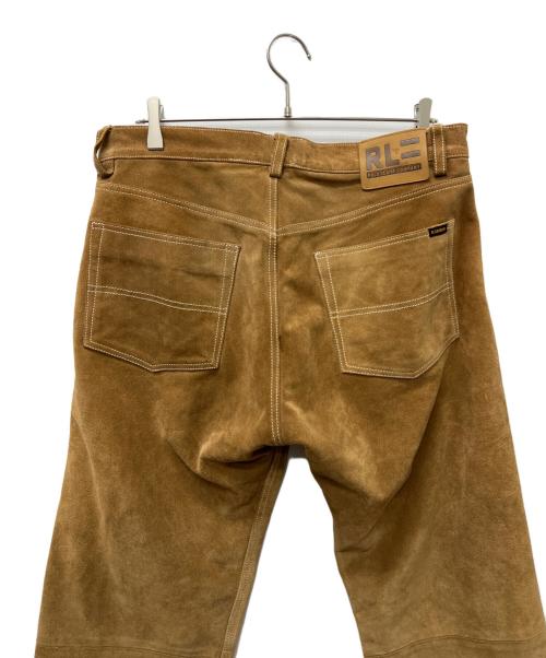 POLO JEANS（ポロジーンズ）POLO JEANS (ポロジーンズ) スウェードパンツ ブラウン サイズ:３２の古着・服飾アイテム