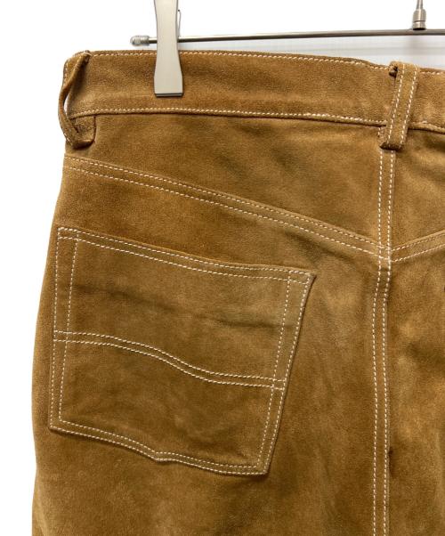 POLO JEANS（ポロジーンズ）POLO JEANS (ポロジーンズ) スウェードパンツ ブラウン サイズ:３２の古着・服飾アイテム