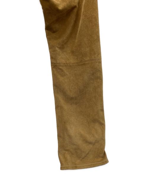POLO JEANS（ポロジーンズ）POLO JEANS (ポロジーンズ) スウェードパンツ ブラウン サイズ:３２の古着・服飾アイテム