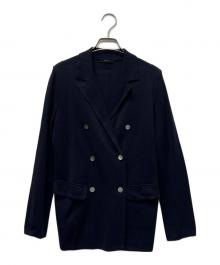 Gabardine K.T（ギャバシンケーティー）の古着「ミラノリブ Ｗブレストジャケット」｜ブラック