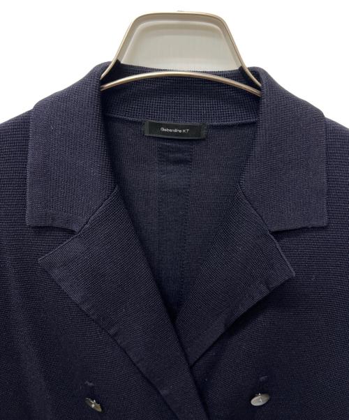Gabardine K.T（ギャバシンケーティー）Gabardine K.T (ギャバシンケーティー) ミラノリブ Ｗブレストジャケット ブラック サイズ:Ｍの古着・服飾アイテム