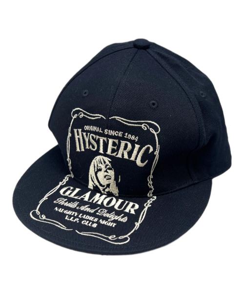 Hysteric Glamour（ヒステリックグラマー）Hysteric Glamour (ヒステリックグラマー) HYS WHISKY刺繍 キャップ ネイビー サイズ:FREEの古着・服飾アイテム