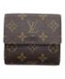 LOUIS VUITTON (ルイ ヴィトン) ポルトモネ・ビエ カルトクレディ ブラウン：18000円