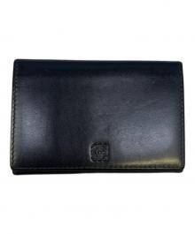 LOEWE（ロエベ）の古着「名刺入れ」｜ブラック×ブルー