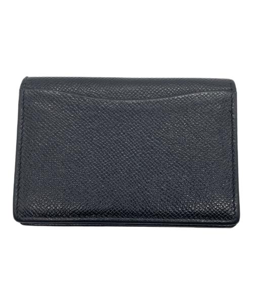 BVLGARI（ブルガリ）BVLGARI (ブルガリ) サークルロゴカードケース ブラックの古着・服飾アイテム