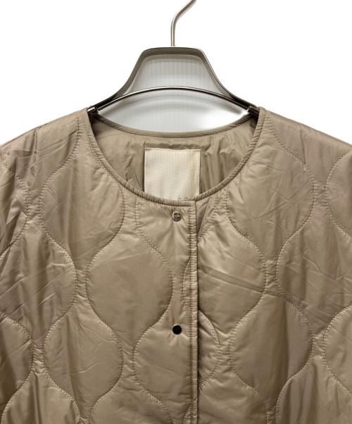 自由区（ジユウク）自由区 (ジユウク) キルティングコート ベージュ サイズ:46の古着・服飾アイテム