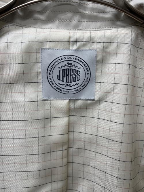 J.PRESS（ジェイプレス）J.PRESS (ジェイプレス) ステンカラーコート ベージュ サイズ:T15の古着・服飾アイテム