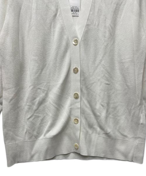 23区（ニジュウサンク）23区 (ニジュウサンク) カーディガン ホワイト サイズ:４６の古着・服飾アイテム