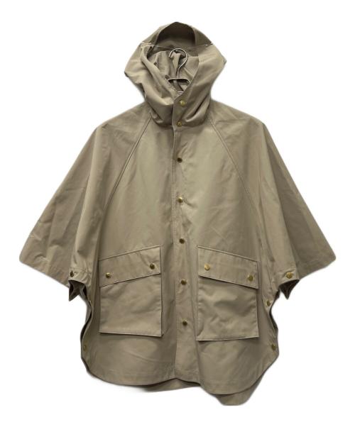 Traditional Weatherwear（トラディショナルウェザーウェア）Traditional Weatherwear (トラディショナルウェザーウェア) ＲＥＮＦＲＥＷ ケープ風フーデッドコート ベージュ サイズ:34の古着・服飾アイテム
