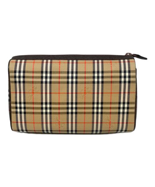 Burberry's（バーバリーズ）Burberry's (バーバリーズ) クラッチバッグ	Burberry's（バーバリーズ）　FK001-072 ブラウンの古着・服飾アイテム
