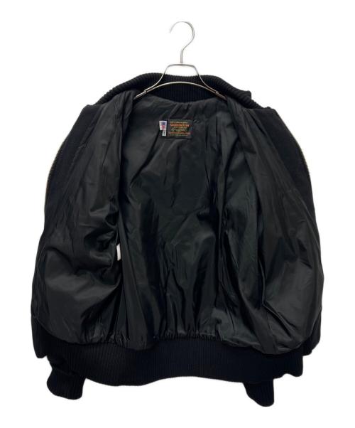 skookum（スクーカム）skookum (スクーカム) ウールブルゾン ブラック サイズ:３８の古着・服飾アイテム