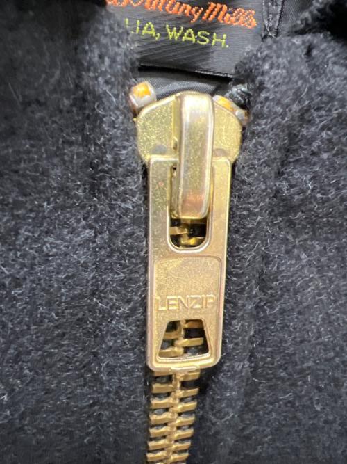 skookum（スクーカム）skookum (スクーカム) ウールブルゾン ブラック サイズ:３８の古着・服飾アイテム