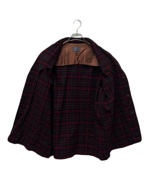 PENDLETON（ペンドルトン）PENDLETON (ペンドルトン) ウールジャケット レッド×ブラック サイズ:Ｍの古着・服飾アイテム
