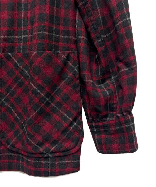 PENDLETON（ペンドルトン）PENDLETON (ペンドルトン) ウールジャケット レッド×ブラック サイズ:Ｍの古着・服飾アイテム