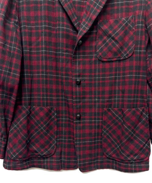 PENDLETON（ペンドルトン）PENDLETON (ペンドルトン) ウールジャケット レッド×ブラック サイズ:Ｍの古着・服飾アイテム