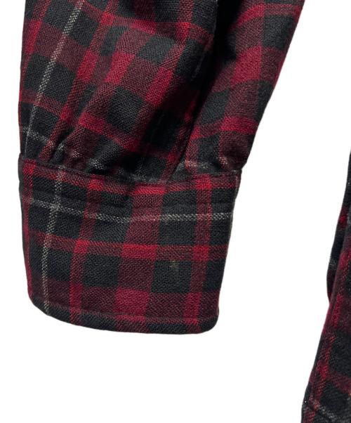 PENDLETON（ペンドルトン）PENDLETON (ペンドルトン) ウールジャケット レッド×ブラック サイズ:Ｍの古着・服飾アイテム