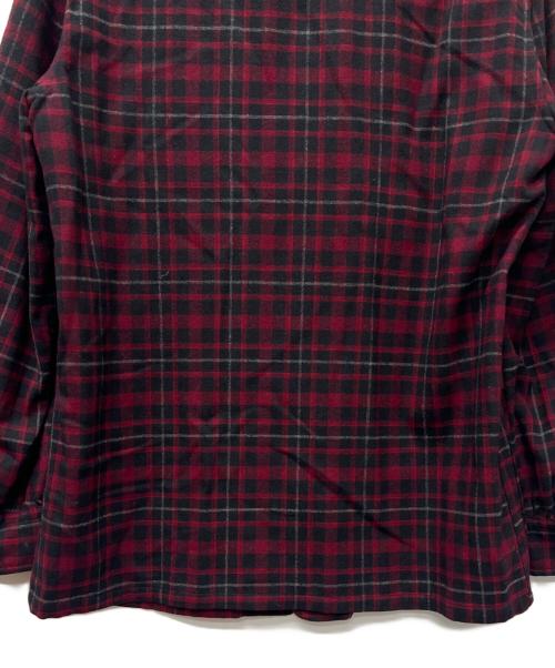 PENDLETON（ペンドルトン）PENDLETON (ペンドルトン) ウールジャケット レッド×ブラック サイズ:Ｍの古着・服飾アイテム