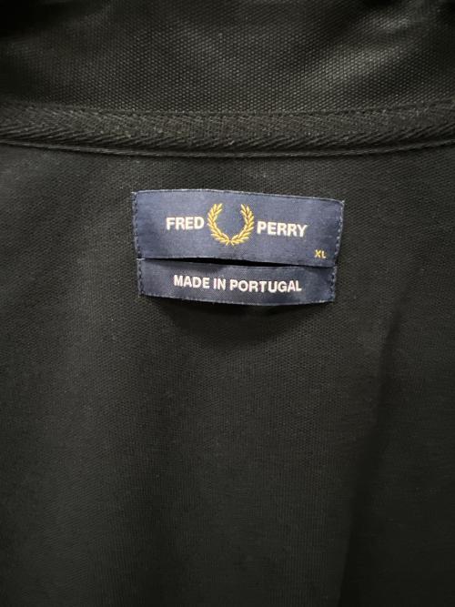 FRED PERRY（フレッドペリー）FRED PERRY (フレッドペリー) トラックジャケット ブラック サイズ:ＸＬの古着・服飾アイテム