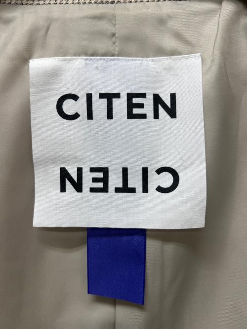 CITEN（シテン）CITEN (シテン) ステンカラーコート ベージュ サイズ:FREEの古着・服飾アイテム