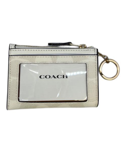 COACH（コーチ）COACH (コーチ) カード・キーケース ホワイトの古着・服飾アイテム