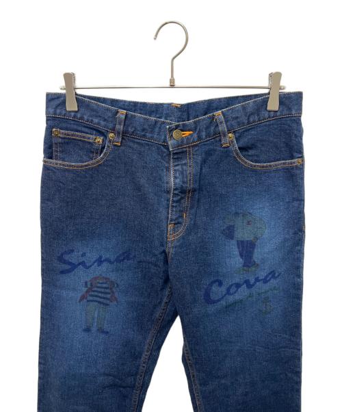 LUPO DI MARE SINA COVA（ルポ ディ マーレ シナコバ）LUPO DI MARE SINA COVA (ルポ ディ マーレ シナコバ) デニムパンツ インディゴ サイズ:84の古着・服飾アイテム