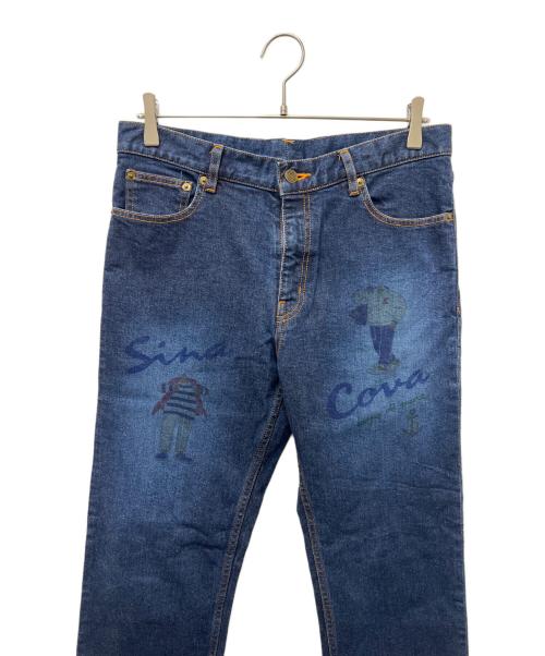 LUPO DI MARE SINA COVA（ルポ ディ マーレ シナコバ）LUPO DI MARE SINA COVA (ルポ ディ マーレ シナコバ) デニムパンツ インディゴ サイズ:84の古着・服飾アイテム