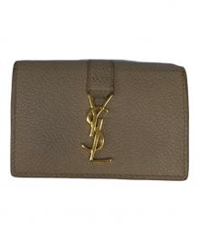 Yves Saint Laurent（イヴサンローラン）の古着「オリガミタイニーウォレット」｜ベージュ