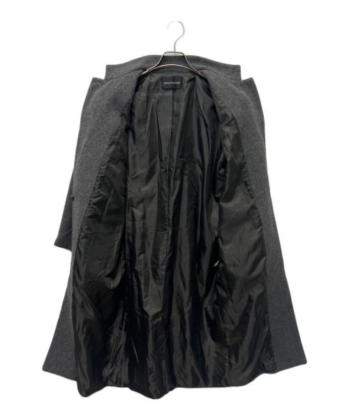 mizuiro-ind（ミズイロインド）mizuiro-ind (ミズイロインド) ウールブレンドチェスターコート グレー サイズ:FREEの古着・服飾アイテム