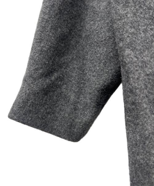 mizuiro-ind（ミズイロインド）mizuiro-ind (ミズイロインド) ウールブレンドチェスターコート グレー サイズ:FREEの古着・服飾アイテム