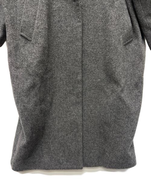 mizuiro-ind（ミズイロインド）mizuiro-ind (ミズイロインド) ウールブレンドチェスターコート グレー サイズ:FREEの古着・服飾アイテム