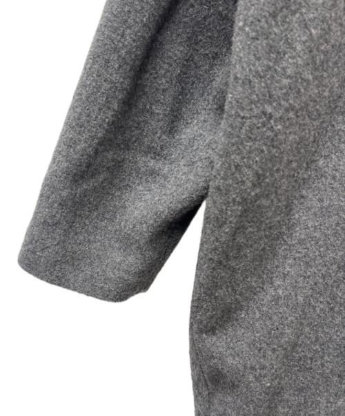 mizuiro-ind（ミズイロインド）mizuiro-ind (ミズイロインド) ウールブレンドチェスターコート グレー サイズ:FREEの古着・服飾アイテム