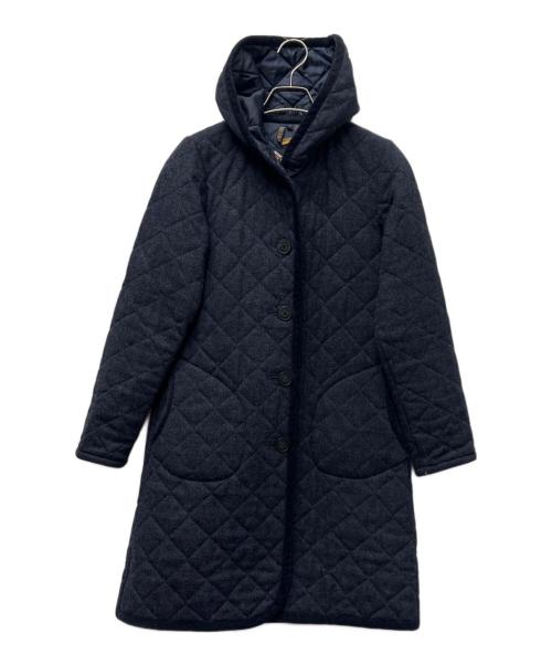LAVENHAM（ラベンハム）LAVENHAM (ラベンハム) キルティングフードコート ネイビー サイズ:３６の古着・服飾アイテム