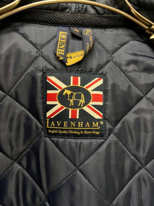LAVENHAM（ラベンハム）LAVENHAM (ラベンハム) キルティングフードコート ネイビー サイズ:３６の古着・服飾アイテム
