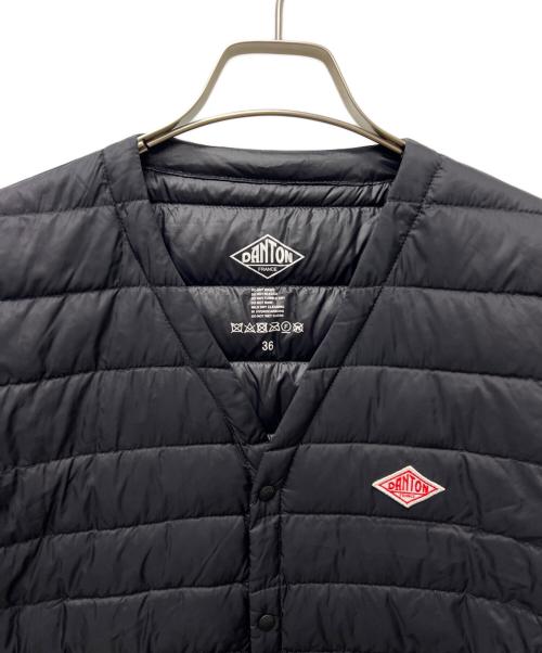 DANTON（ダントン）DANTON (ダントン) Vネックロングインナーロングダウンコート ブラック サイズ:３６の古着・服飾アイテム