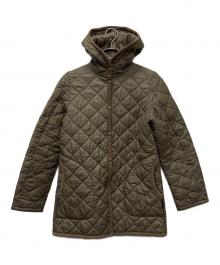 LAVENHAM（ラベンハム）の古着「フーデッドキルティングジャケット」｜ブラウン
