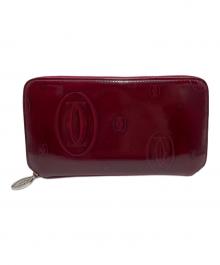 Cartier（カルティエ）の古着「ハッピーバースデー 長財布」｜レッド
