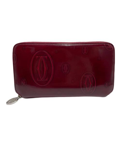 Cartier（カルティエ）Cartier (カルティエ) ハッピーバースデー 長財布 レッドの古着・服飾アイテム