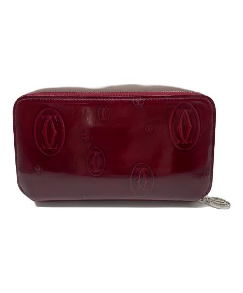 Cartier（カルティエ）Cartier (カルティエ) ハッピーバースデー 長財布 レッドの古着・服飾アイテム
