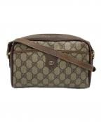 GUCCIグッチ）の古着「ショルダーバッグ」｜ベージュ