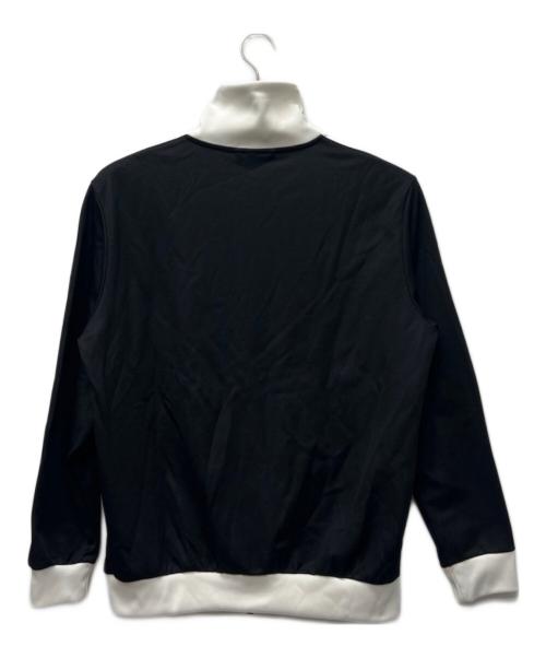 adidas（アディダス）adidas (アディダス) クラシック トラックトップジャケット ブラック×ホワイト サイズ:3XLの古着・服飾アイテム