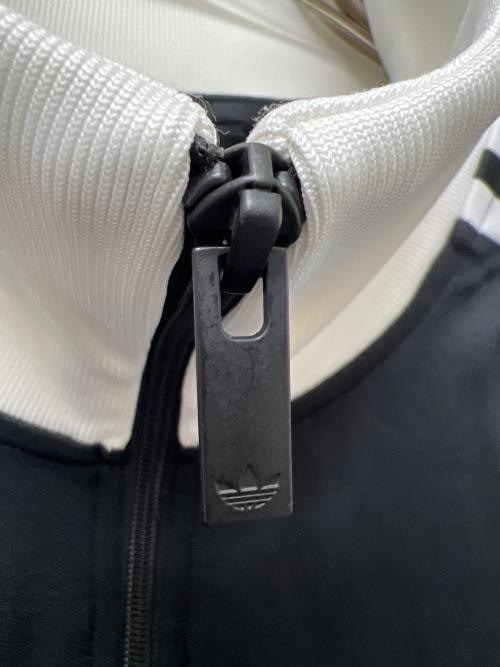 adidas（アディダス）adidas (アディダス) クラシック トラックトップジャケット ブラック×ホワイト サイズ:3XLの古着・服飾アイテム